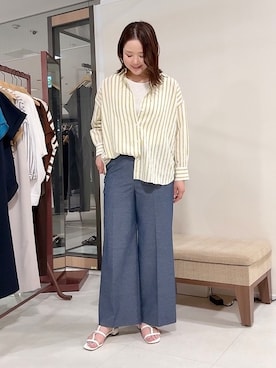 「UNTITLED（アンタイトル）のアイテム」を使った、YUIさん（レディース・160cm）の夏コーディネート