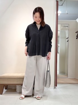 「MILOS（ミロス）のアイテム」を使った、YUIさん（レディース・160cm）の春コーディネート