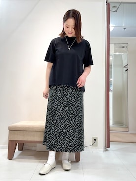 「UNTITLED（アンタイトル）のアイテム（ネックレス）」を使った、YUIさん（レディース・160cm）の春コーディネート