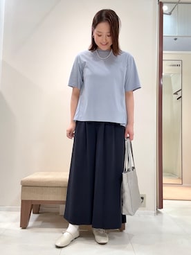 「MILOS（ミロス）のアイテム」を使った、YUIさん（レディース・160cm）の春コーディネート