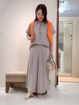 「UNTITLED（アンタイトル）のアイテム」を使った、YUIさん（レディース・160cm）の夏コーディネート