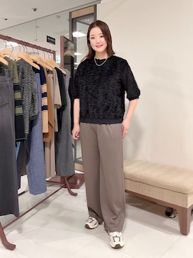 「UNTITLED（アンタイトル）のアイテム」を使った、YUIさん（レディース・160cm）の秋コーディネート