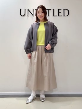 「Rubyrivet（ルビーリベット）のアイテム（アクセサリー）」を使った、YUIさん（レディース・160cm）の春コーディネート