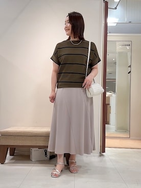 「Rubyrivet（ルビーリベット）のアイテム」を使った、YUIさん（レディース・160cm）の春コーディネート
