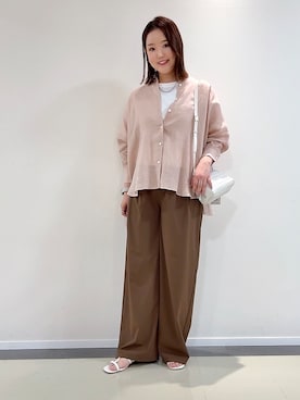 「UNTITLED（アンタイトル）のアイテム」を使った、YUIさん（レディース・160cm）の夏コーディネート