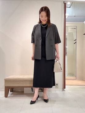 「UNTITLED（アンタイトル）のアイテム」を使った、YUIさん（レディース・160cm）の夏コーディネート