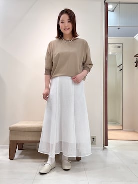 「UNTITLED（アンタイトル）のアイテム」を使った、YUIさん（レディース・160cm）の春コーディネート