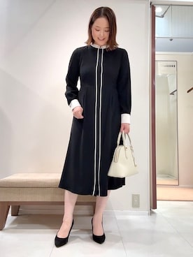 「UNTITLED（アンタイトル）のアイテム（ワンピース/ドレス）」を使った、YUIさん（レディース・160cm）の春コーディネート