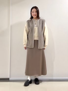 YUIさん（レディース・160cm）の秋コーディネート
