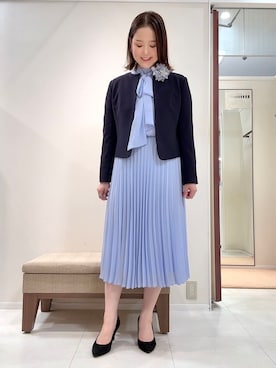 「UNTITLED（アンタイトル）のアイテム（ワンピース/ドレス）」を使った、YUIさん（レディース・160cm）の冬コーディネート