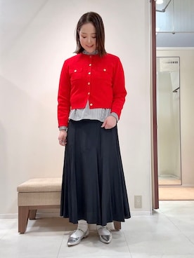 「UNTITLED（アンタイトル）のアイテム」を使った、YUIさん（レディース・160cm）の春コーディネート