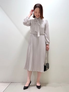 「UNTITLED（アンタイトル）のアイテム（ワンピース/ドレス）」を使った、YUIさん（レディース・160cm）の冬コーディネート