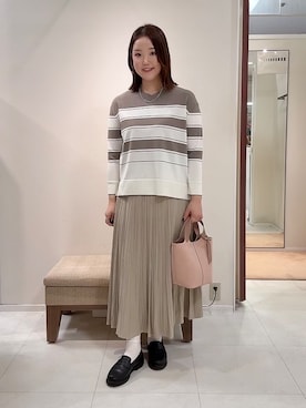 「UNTITLED（アンタイトル）のアイテム」を使った、YUIさん（レディース・160cm）の秋コーディネート