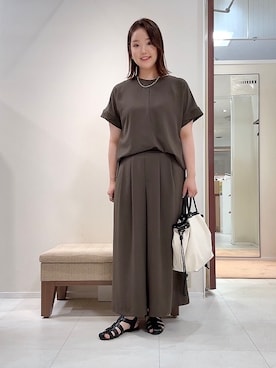 「UNTITLED（アンタイトル）のアイテム」を使った、YUIさん（レディース・160cm）の夏コーディネート
