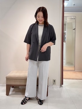 「UNTITLED（アンタイトル）のアイテム」を使った、YUIさん（レディース・160cm）の秋コーディネート