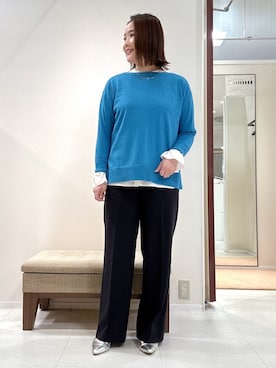 「アイテム（トレンチコート、グレー系）」を使った、YUIさん（レディース・160cm）の春コーディネート