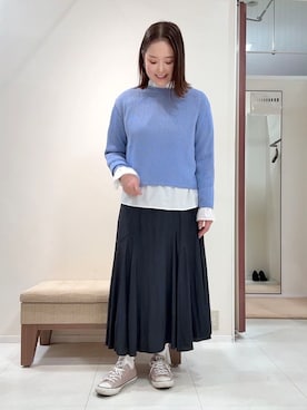 「cloenc（クロエンス）のアイテム（トップス）」を使った、YUIさん（レディース・160cm）の春コーディネート