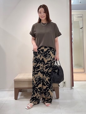 「UNTITLED（アンタイトル）のアイテム」を使った、YUIさん（レディース・160cm）の夏コーディネート