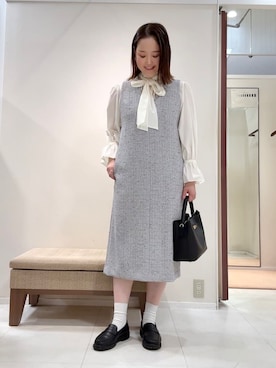 「UNTITLED（アンタイトル）のアイテム（ワンピース/ドレス）」を使った、YUIさん（レディース・160cm）の春コーディネート