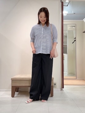 「UNTITLED（アンタイトル）のアイテム」を使った、YUIさん（レディース・160cm）の夏コーディネート