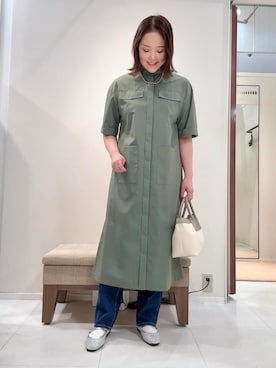 「UNTITLED（アンタイトル）のアイテム（ワンピース/ドレス）」を使った、YUIさん（レディース・160cm）の春コーディネート