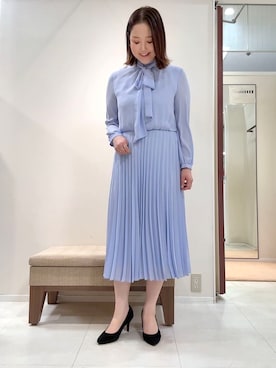 「UNTITLED（アンタイトル）のアイテム（ワンピース/ドレス）」を使った、YUIさん（レディース・160cm）の冬コーディネート