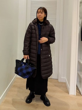 enさん（レディース・158cm）の冬コーディネート
