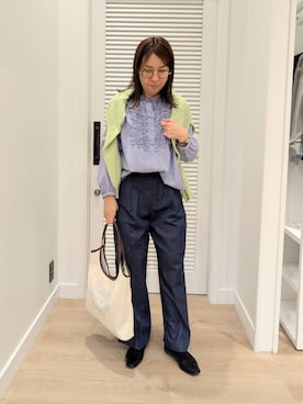 「SOUP（スープ）のアイテム」を使った、enさん（レディース・158cm）の春コーディネート