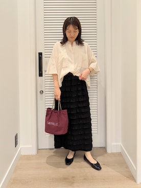 「オフィスカジュアル」｜enさん（レディース・158cm）の夏コーディネート