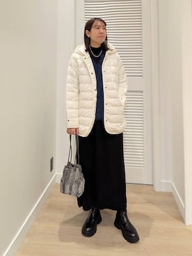 enさん（レディース・158cm）の冬コーディネート