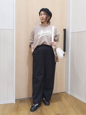 「UNTITLED（アンタイトル）のアイテム」を使った、たぐちゃんさん（レディース・153cm）の春コーディネート