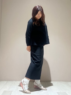 「ESPERANZA（エスペランサ）のアイテム（パンプス）」を使った、yumiさん（レディース・162cm）の春コーディネート
