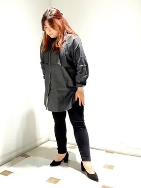 「ESPERANZA（エスペランサ）のアイテム（パンプス）」を使った、yumiさん（レディース・162cm）の秋コーディネート