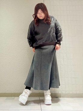 「ESPERANZA（エスペランサ）のアイテム」を使った、yumiさん（レディース・162cm）の冬コーディネート