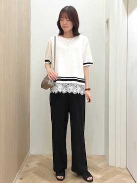 「grove（グローブ）のアイテム」を使った、おまつさん（レディース・162cm）の夏コーディネート