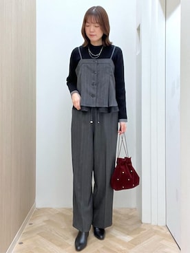 おまつさん(レディース・162cm)の冬コーディネート