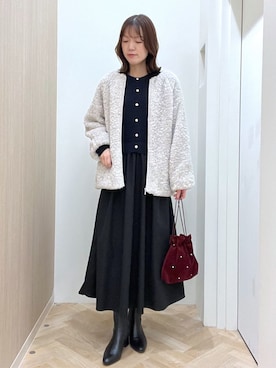 おまつさん(レディース・162cm)の冬コーディネート
