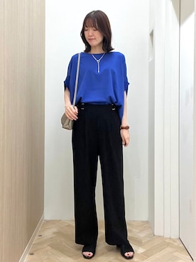 「grove（グローブ）のアイテム」を使った、おまつさん（レディース・162cm）の夏コーディネート