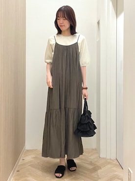 「grove（グローブ）のアイテム」を使った、おまつさん（レディース・162cm）の夏コーディネート