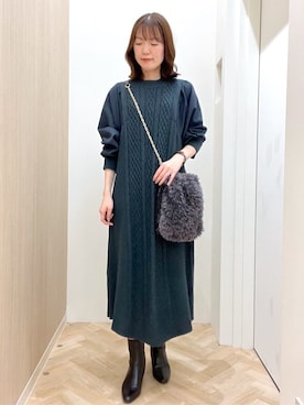 おまつさん(レディース・162cm)の冬コーディネート
