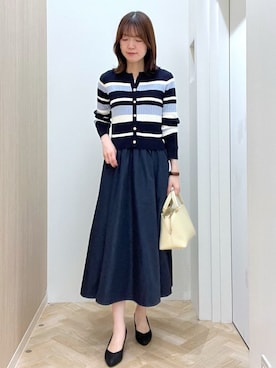 「COUP DE CHANCE（クードシャンス）のアイテム」を使った、おまつさん（レディース・162cm）の冬コーディネート