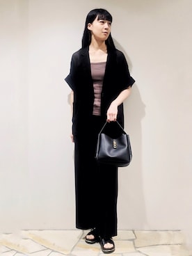 「OPAQUE.CLIP（オペークドットクリップ）のアイテム」を使った、mochiさん（レディース・176cm）の夏コーディネート