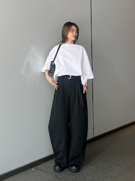 「Lui's（ルイス）のアイテム（パンツ）」を使った、　kAEDE  さん（レディース・162cm）の夏コーディネート