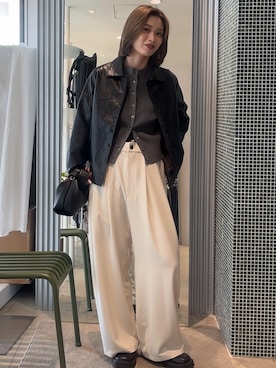 「Lui's（ルイス）のアイテム（バッグ）」を使った、　kAEDE  さん（レディース・162cm）の春コーディネート