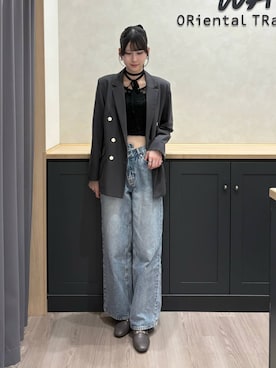 智咲さん（レディース・167cm）の秋コーディネート