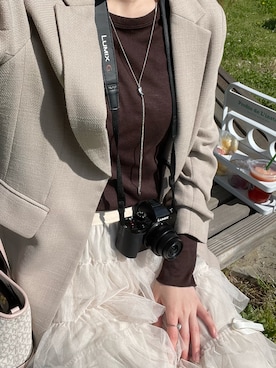 「H&M（エイチ・アンド・エム）のアイテム（ジャケット/アウター）」を使った、510bloomさん（レディース・162cm）の春コーディネート