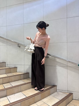 「RODE SKO（ロデスコ）のアイテム」を使った、kiwaさん（レディース・161cm）の夏コーディネート