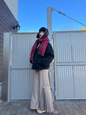 「VACANCY（ヴァカンシー）のアイテム」を使った、はるさん（レディース・165cm）の冬コーディネート