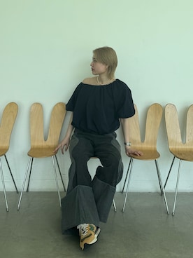 「VACANCY（ヴァカンシー）のアイテム」を使った、はるさん（レディース・165cm）の夏コーディネート