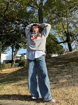 「VACANCY（ヴァカンシー）のアイテム」を使った、はるさん（レディース・165cm）の春コーディネート